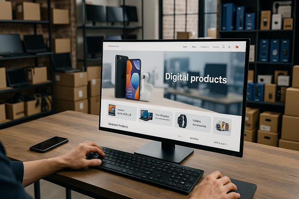 طراحی سایت فروشگاه دیجیتال
